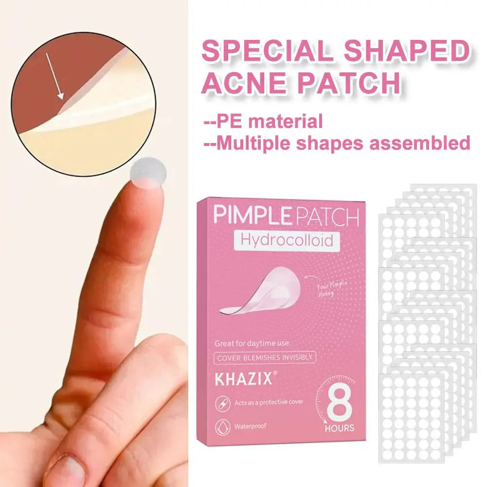 Multi-Shape Hydrocolloid Acne Patches – Invisible Skin Repair