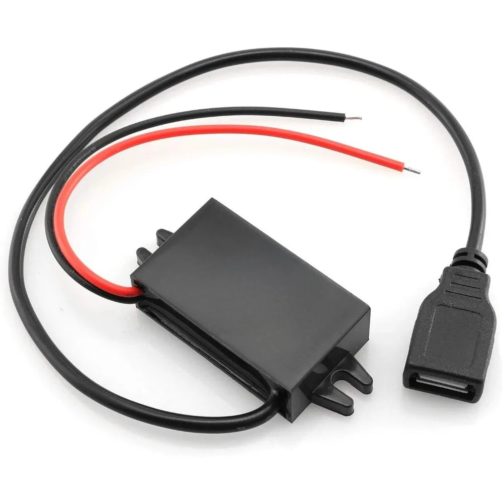 DC-DC Converter Buck Module 12V To 5V 3A 15W USB Converter Step Down Adapter For Car Light Emitting Diode Lights GPS Navigators Oasis Select