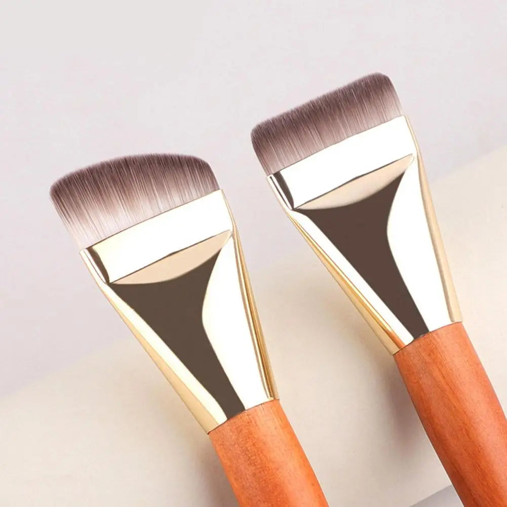 Flat & Angled Foundation Brush – Liquid, Cream & Powder Makeup Foundation Makeup Brush Oasis Select