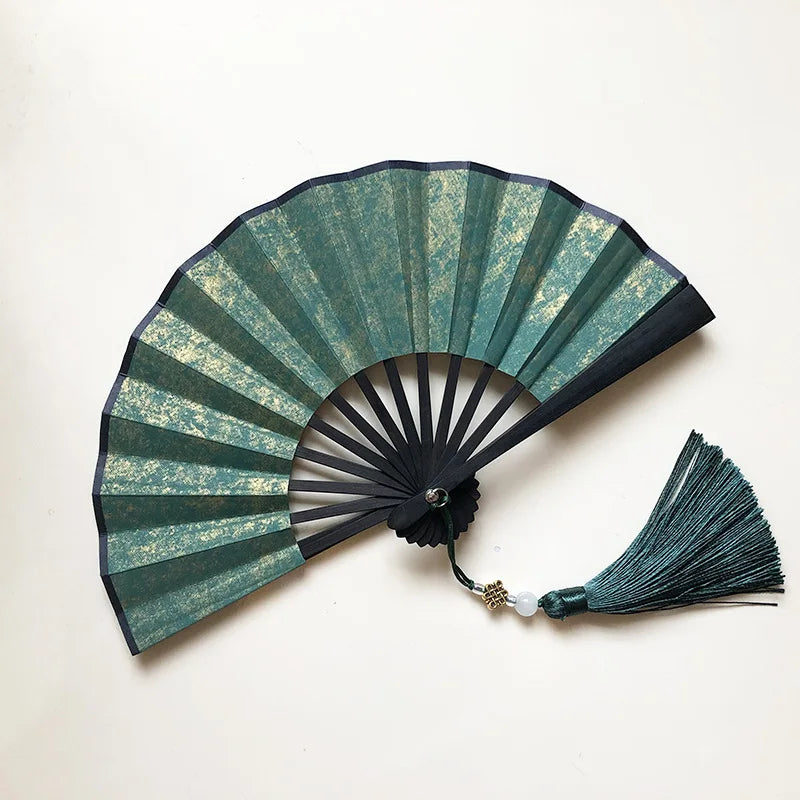 4-6 Inch Mini Folding Fan Portable DIY Painting Children'S Fan Ancient Style Held Dance Fans Party Wedding Summer Fan Accessorie Oasis Select A