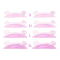 4 Pair Lash Lift Silicone Pads Bear Shape Eyelash Perm 3D Curler Eye Patches Applicator Tools Eyelashes Extension Accessories Oasis Select Pink