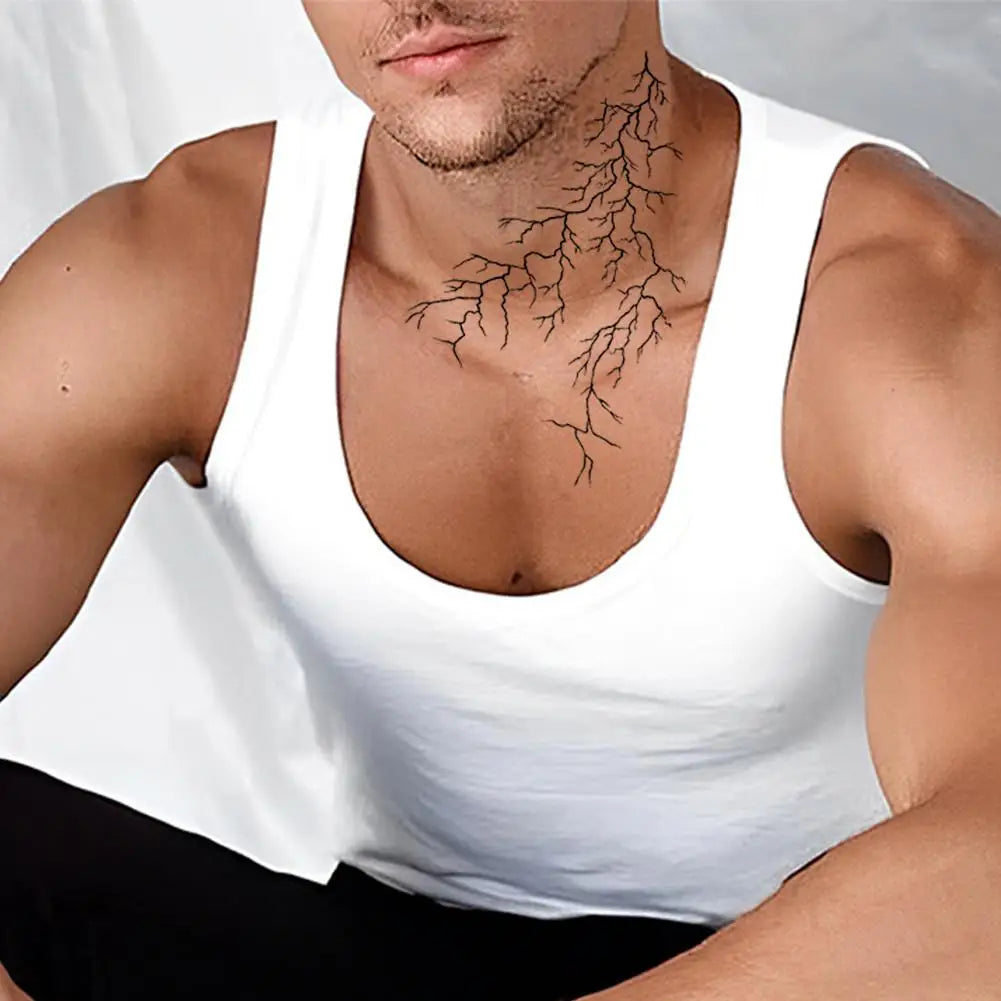 Black Vein Lightning Temporary Tattoo – Waterproof Goth Style Temporary Tattoo Oasis Select