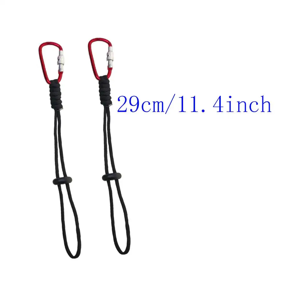 29/50cm Anti-Loss Tool Lanyard with Carabiner Hook for Screwdrivers Wrenches at Height Fishing Rod Flashlight Tool Tether Oasis Select 29cmPcs2