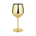 Cocktail Glass Nordic Stainless Steel Durable Tall Champagne Outdoor Metal Red Juice Wine Creative Cup for Bar Party and Home Oasis Select Gold