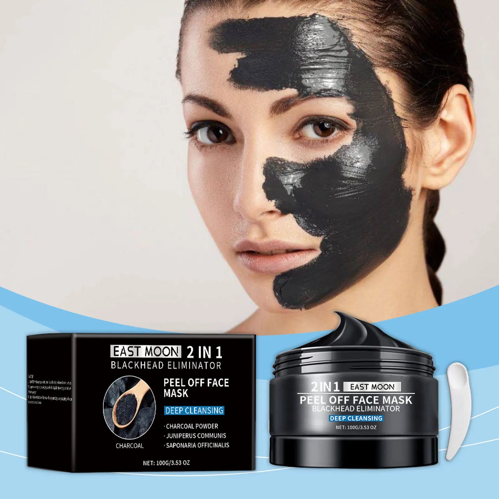 Bamboo Charcoal Blackhead Peel-Off Mask – Deep Pore Cleanser