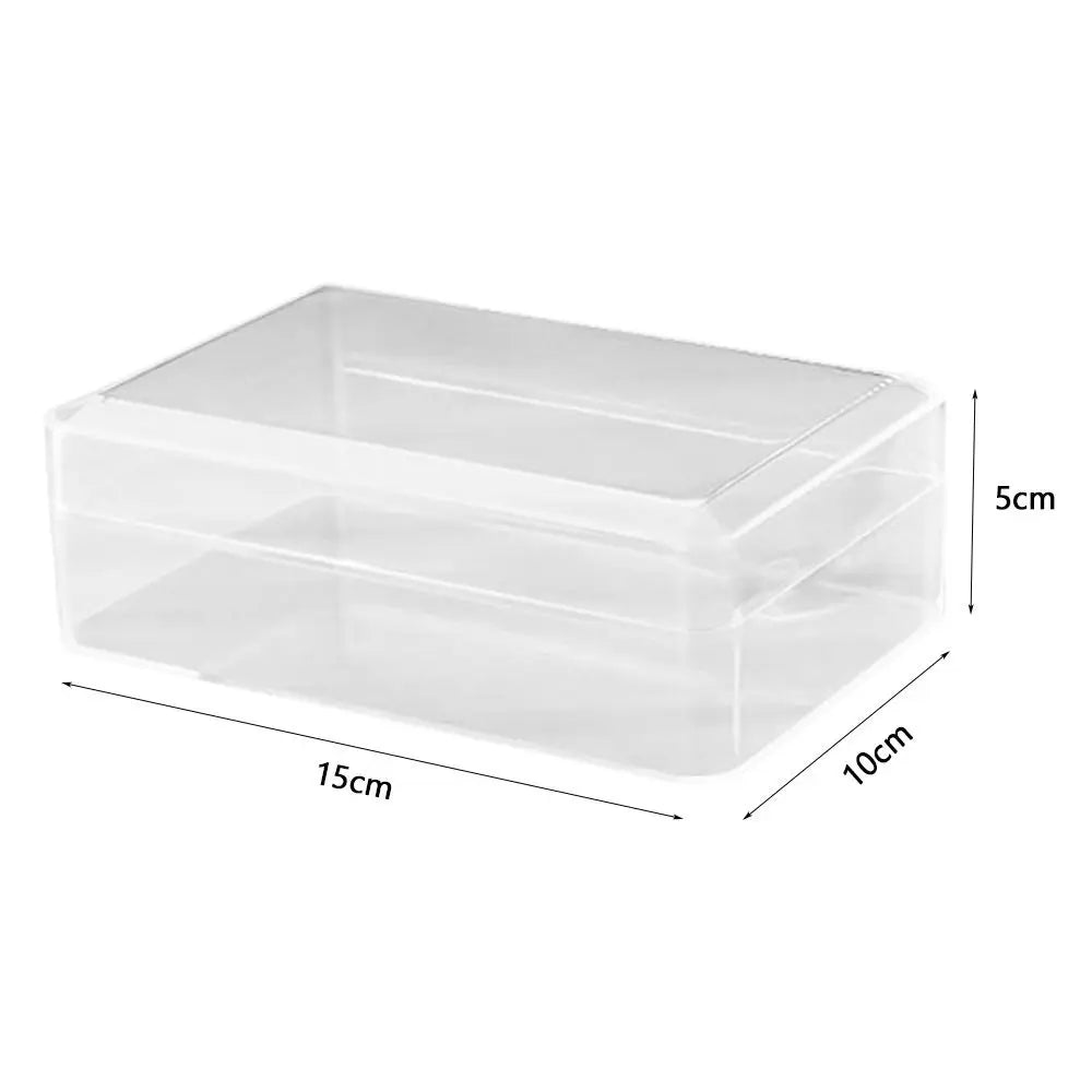 Thickened Acrylic Storage Box Rectangular Transparent Box Multisize Food Candy Storage Container Protection Showcase Packing Box Oasis Select 15x10x5cm