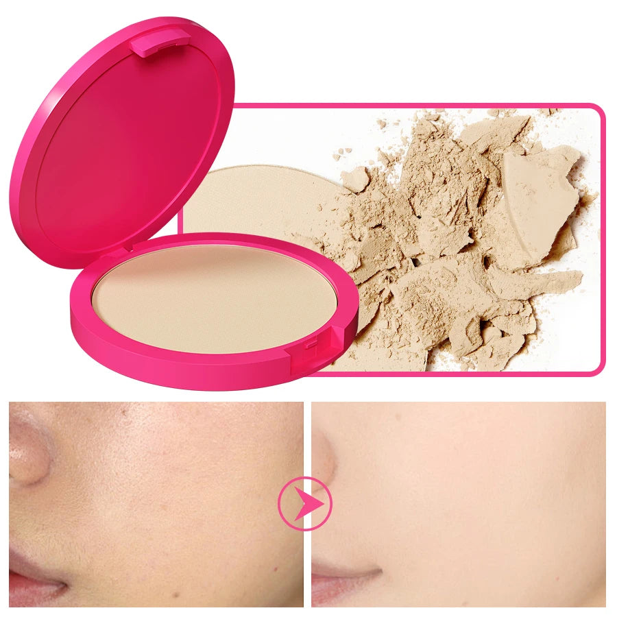 KAFURUX Matte Pressed Powder – Oil Control & Full Coverage