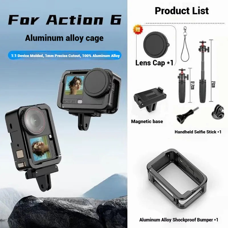 DJI Osmo Action 6 Accessories Kit – Waterproof Case & Filters
