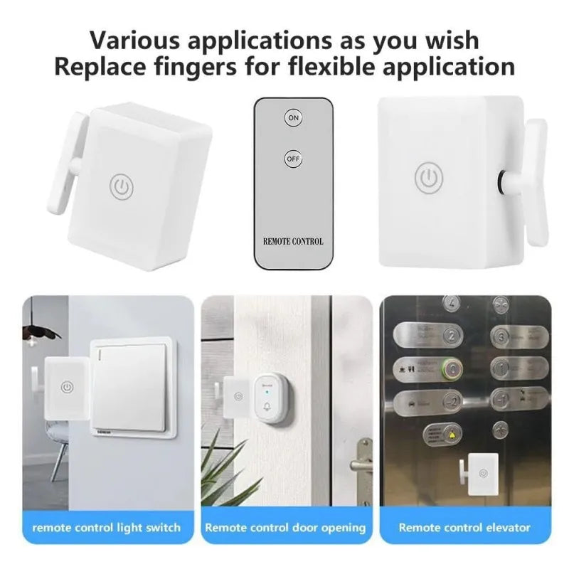 Wireless Control Light Switch Off Tool Automatic Button Pusher Intelligent USB Rechargeable Lazy Remote Control Switch Oasis Select