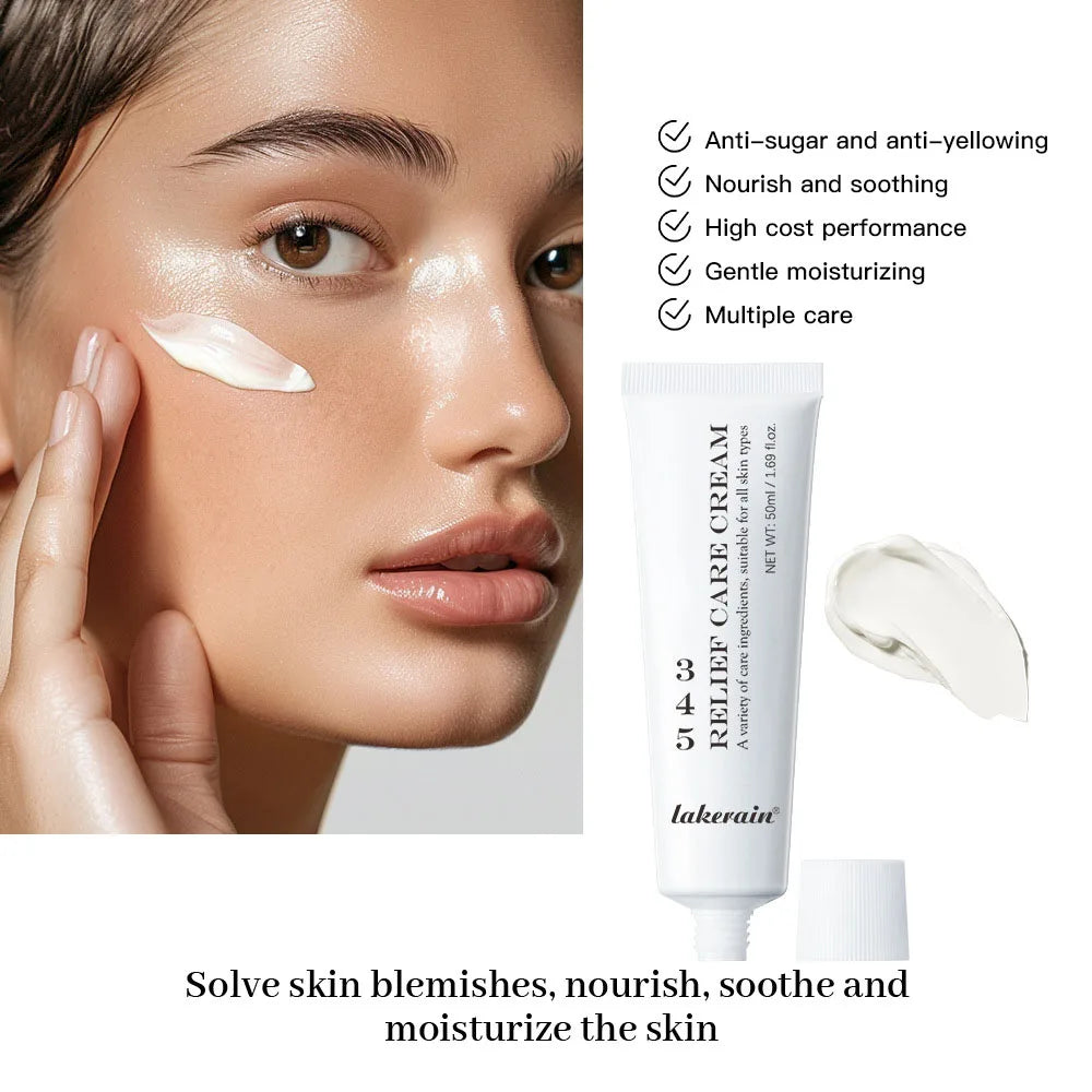 345 Relief Cream – Brightening & Blemish Moisturizer 50ml Face Moisturizer Cream Oasis Select