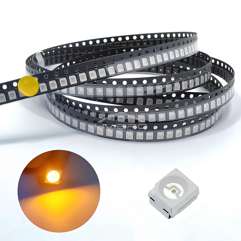 100pcs 1210 SMD LED Chips PLCC-2 Ultra Bright DIY Decoration