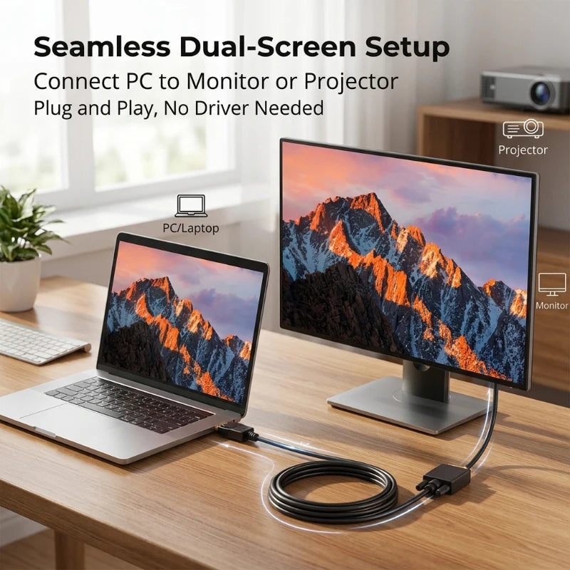 1080P HD DP to DVI Adapter DisplayPort Display Port to DVI Cable Adapter Converter Male to Female for Monitor ProjectorDisplays Oasis Select