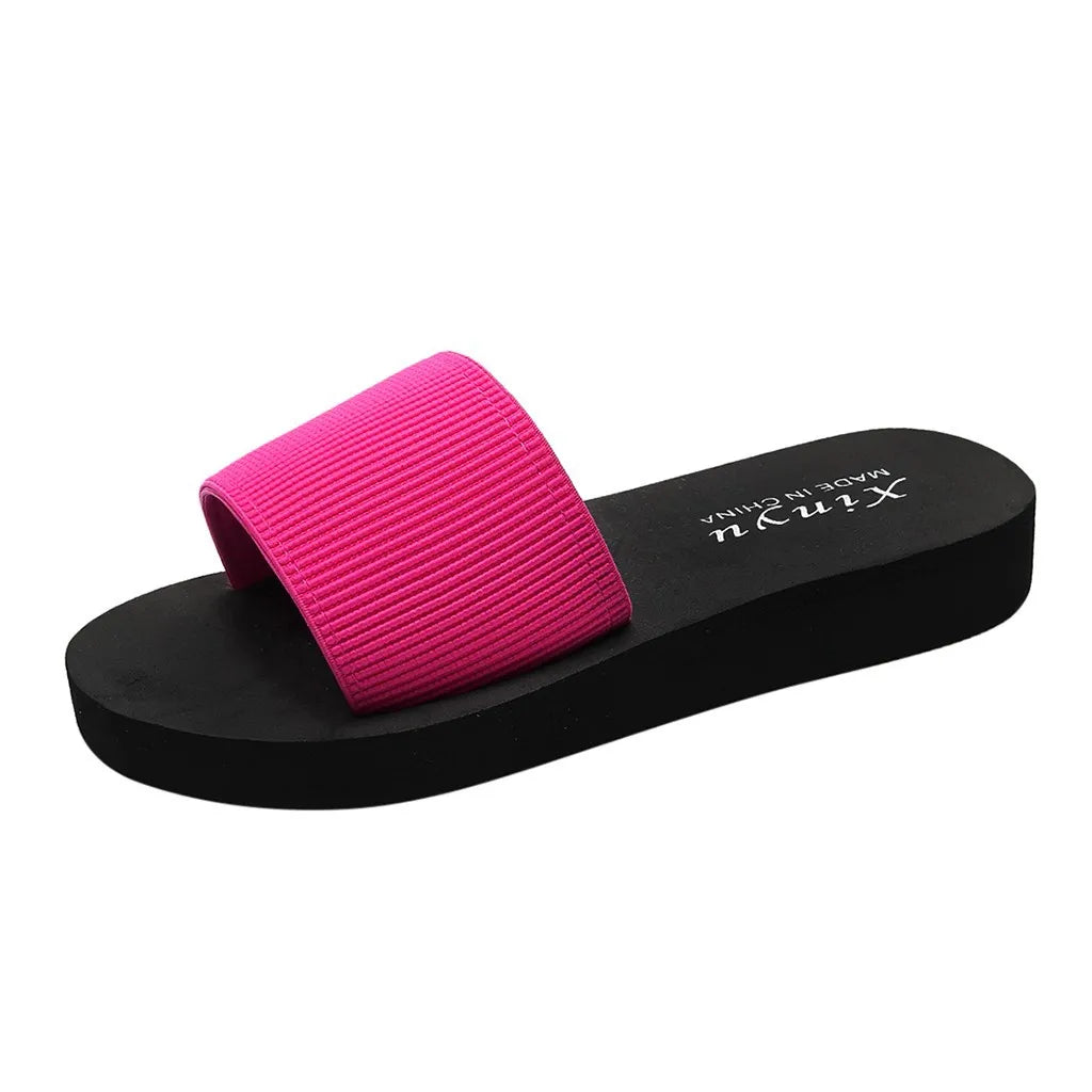 Women Slippers Outdoor Light Weight Cool Shoes Ladies Flat Flip-flop Non-slip Basic Home Sandals Slide Zapatillas Mujer Oasis Select
