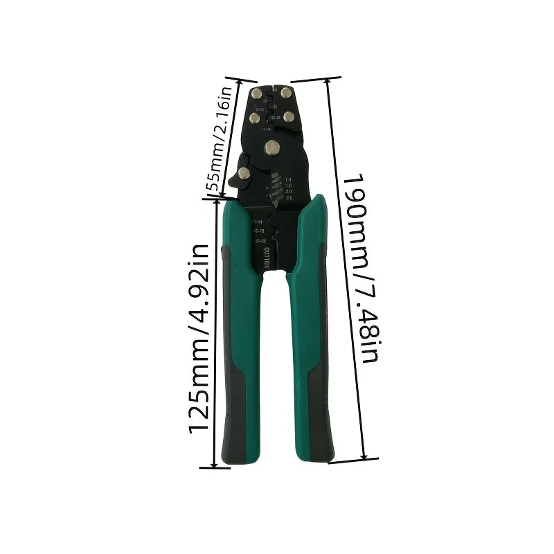 SLADE Crimping Pliers – Wire Stripping, Network & Cold Press Tool Crimping Pliers Oasis Select