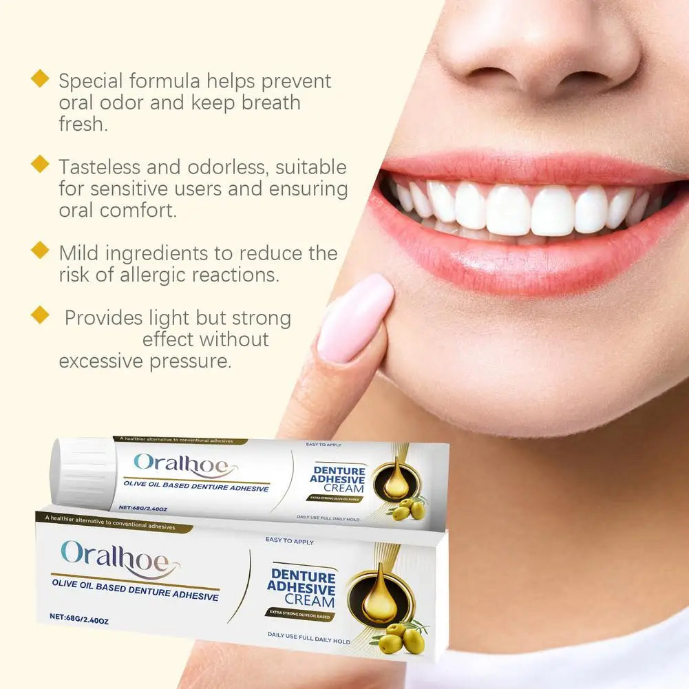 Comfort Denture Adhesive Denture Care Thermoplastic Secure Fixation Natural Fit Adhesive Fixed Denture Prevent Fake Teeth Loosen Oasis Select