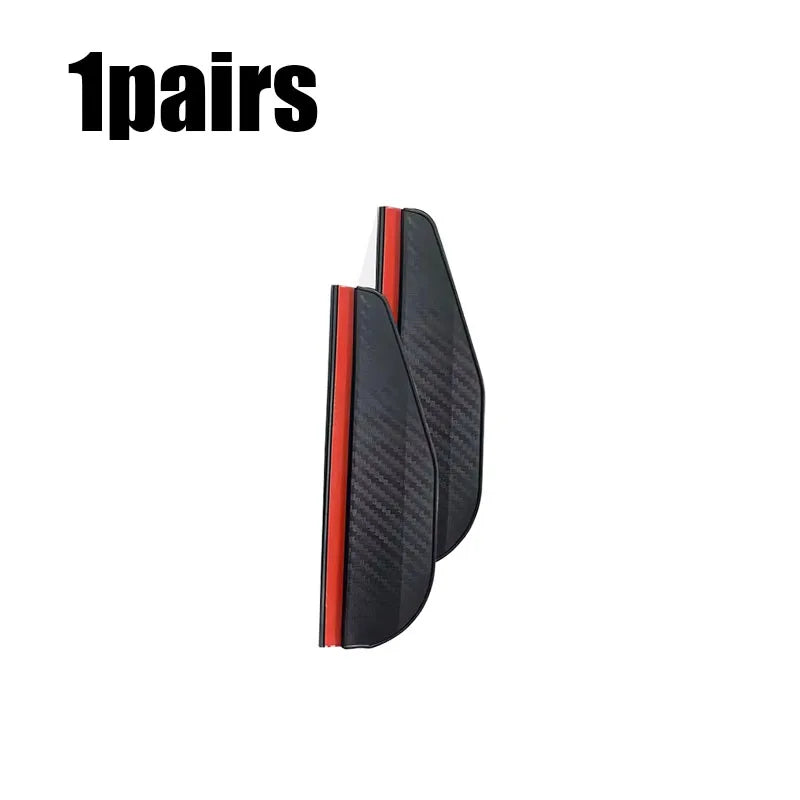 1/2/3/4pairs Car Rearview Mirror Rain Eyebrow Carbon Fiber Universal Car Rain Shield Reversing Mirror Rain Cover Car Accessorie Oasis Select 1pairs Black-B