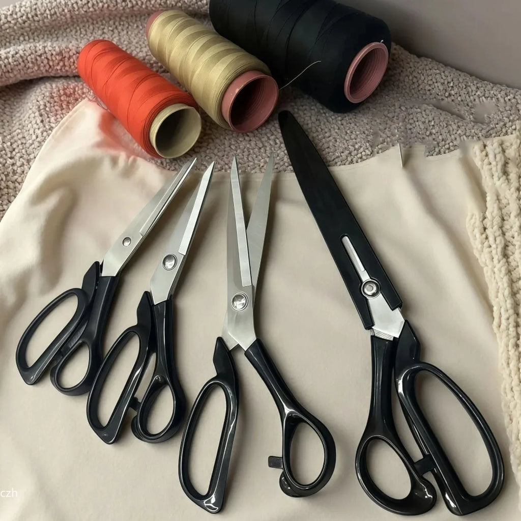 1Pc Fabric Scissors Professional 10/8 inch Heavy Duty Scissors for Leather Sewing shears for Tailoring Industrial Tailor Shears Oasis Select