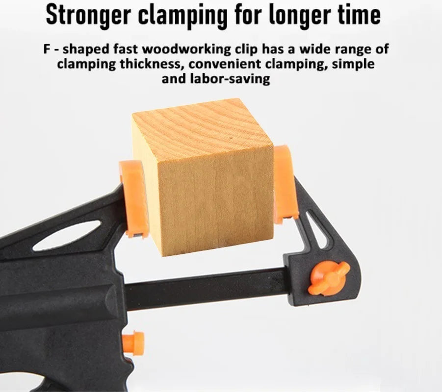 SLADE 4-Inch Mini F Clamp Set – Quick Release Woodworking Woodworking Clamp Oasis Select
