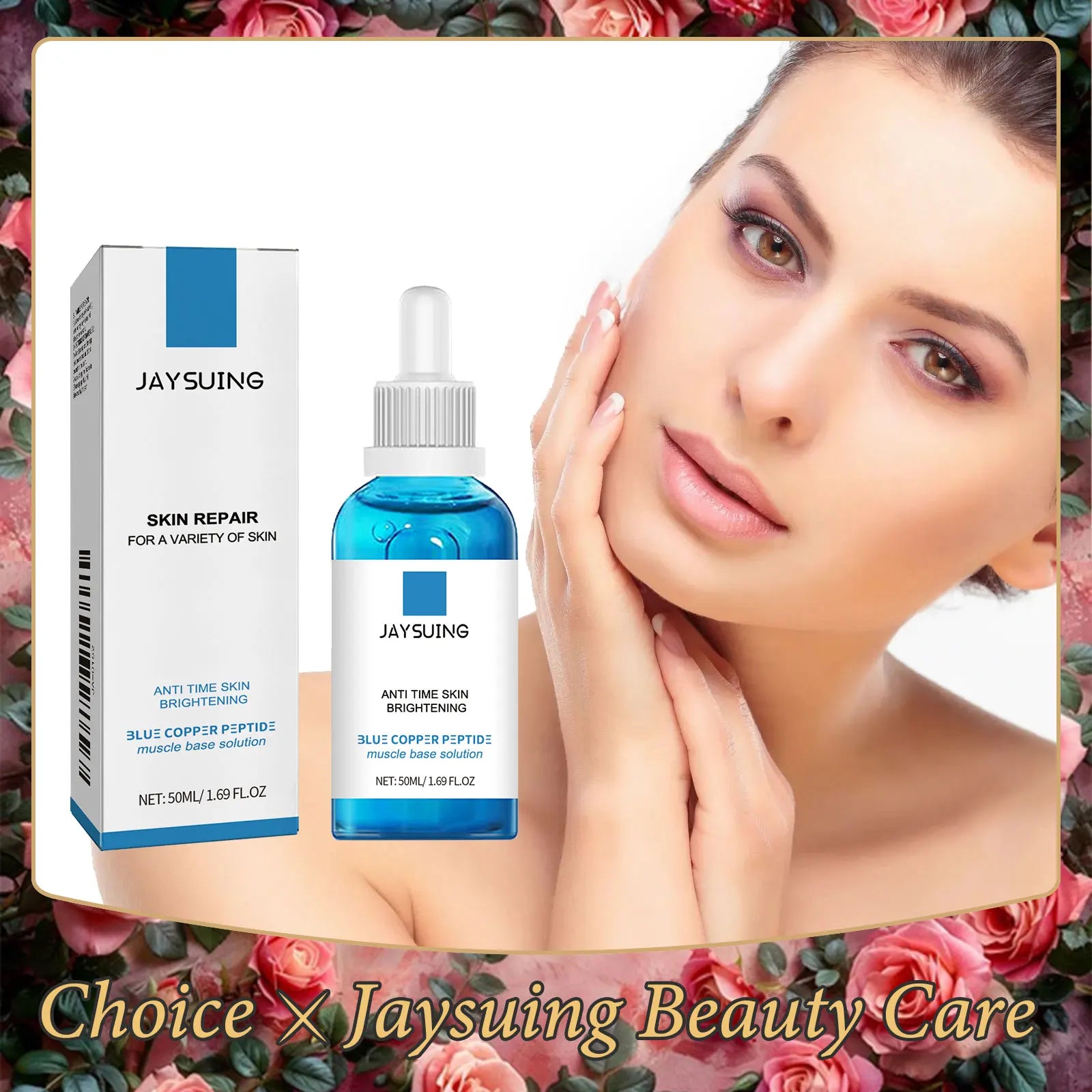 Blue Copper Peptide Face Serum – Hydrate, Firm & Brighten Face Serum Oasis Select