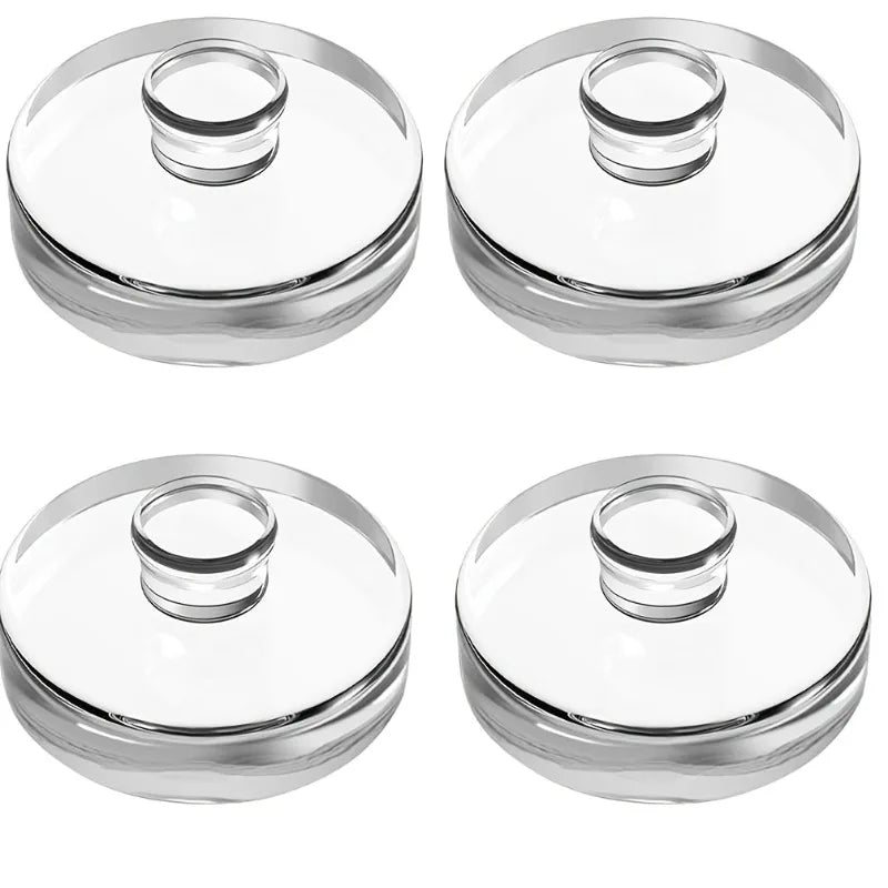 4pcs Glass Fermentation Weights for Wide-Mouth Mason Jars,Pickling Stones for Kimchi, Sauerkraut,Vegetable Fermentation &Canning Oasis Select 4pcs
