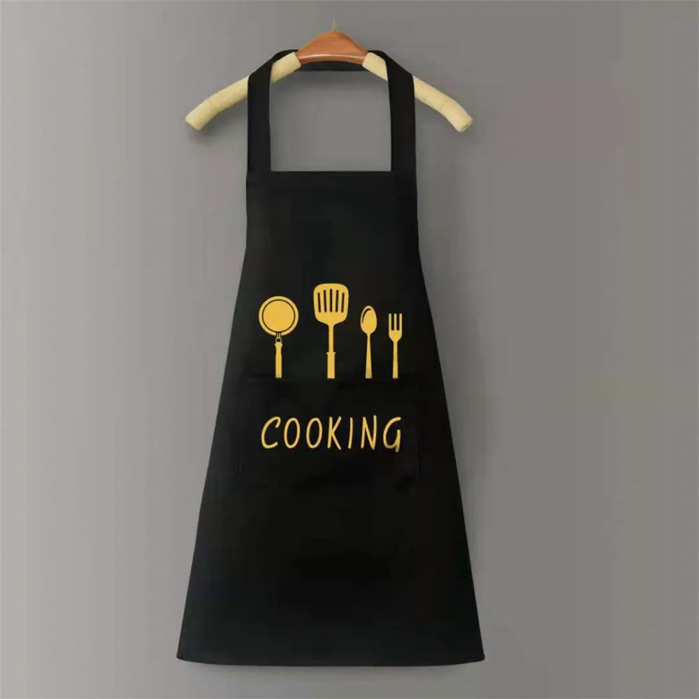 Kitchen Household Cooking Apron Men Women Oil-Proof Waterproof Adult Waist Fashion Coffee Overalls Apron Kitchen Accessories Oasis Select