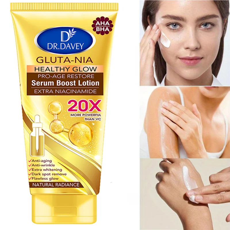 DR.DAVEY Gluta-Nia Body Lotion 300ml | Moisturizing Cream