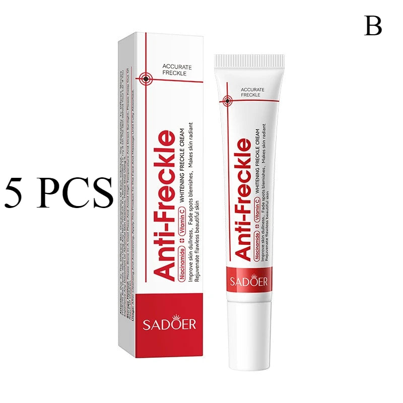 20g 5 Pcs Whitening Serum Freckle Cream Face Cream Remove Freckles Melanin Dark Spots Facial Cream Oasis Select 5PCS