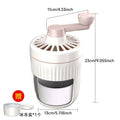 Household Small Manual Hail Ice Machine Hand Ice Breaker Summer Slushy Breaker Ice Maker Oasis Select Pink