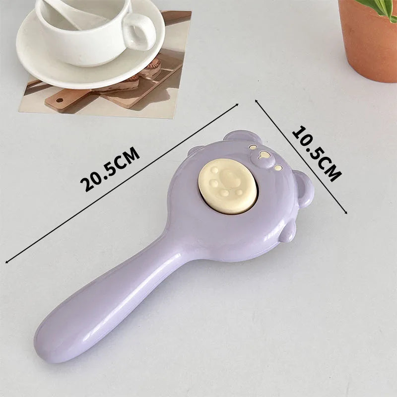 Stainless Steel Needle Cat Comb for Removing Loose Hair, Cleaning and Grooming, Cat Cleaning, Dog Massage Pet Hair Remover Oasis Select Purple Yellow 20.5x10.5cm