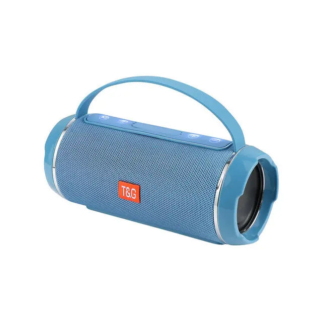 T&G Portable Bluetooth 5.3 Speaker – Waterproof, FM & Subwoofer