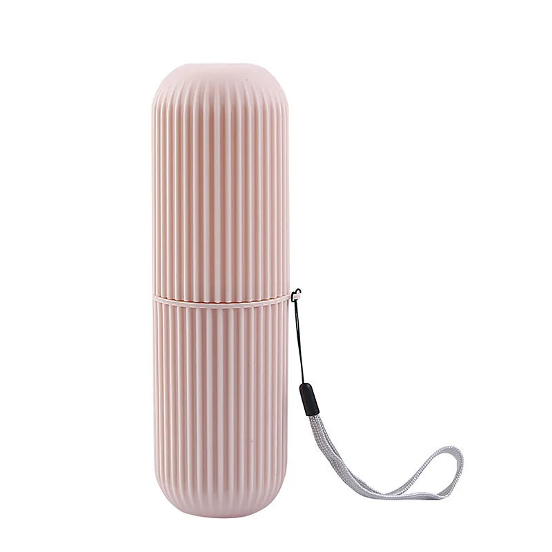 Portable Toothpaste Toothbrush Protect Holder Case Travel Camping Storage Box Protect Toothbrush Toothpaste from Dirt and Damage Oasis Select Pink