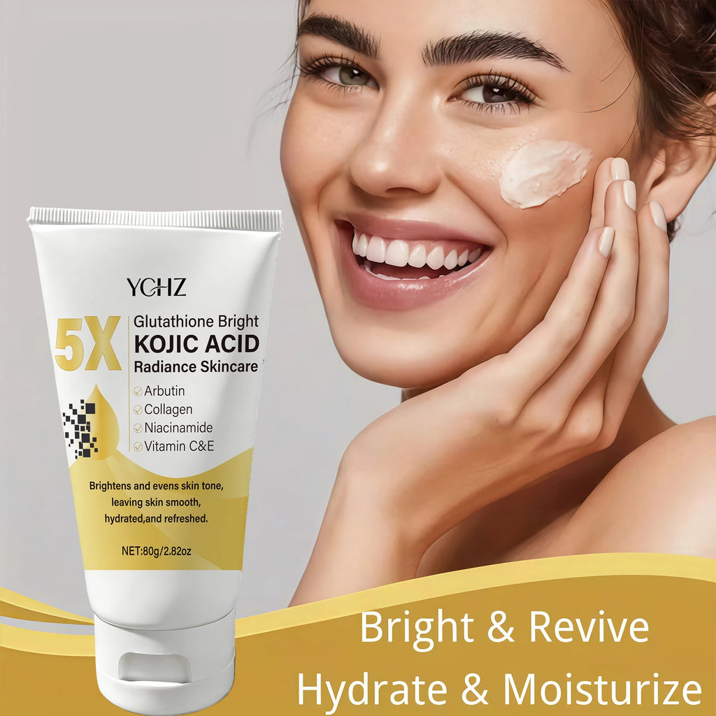 Kojic Acid & Glutathione Face Cream – Brightening & Moisturizing