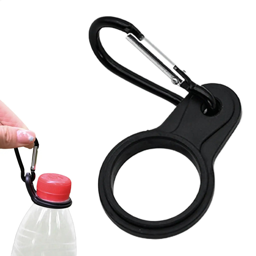 Hanging Water Bottle Buckle Clip Tactical Portable Mineral Bottle Ring Holder Molle Webbing Buckles for Outdoor Camping Hiking Oasis Select
