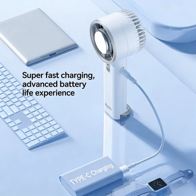 New Handheld Mini Fan Portable Semiconductor Ice Cooling Fan Mini Portable Handheld Cooling Fan For Home Office Travel Oasis Select