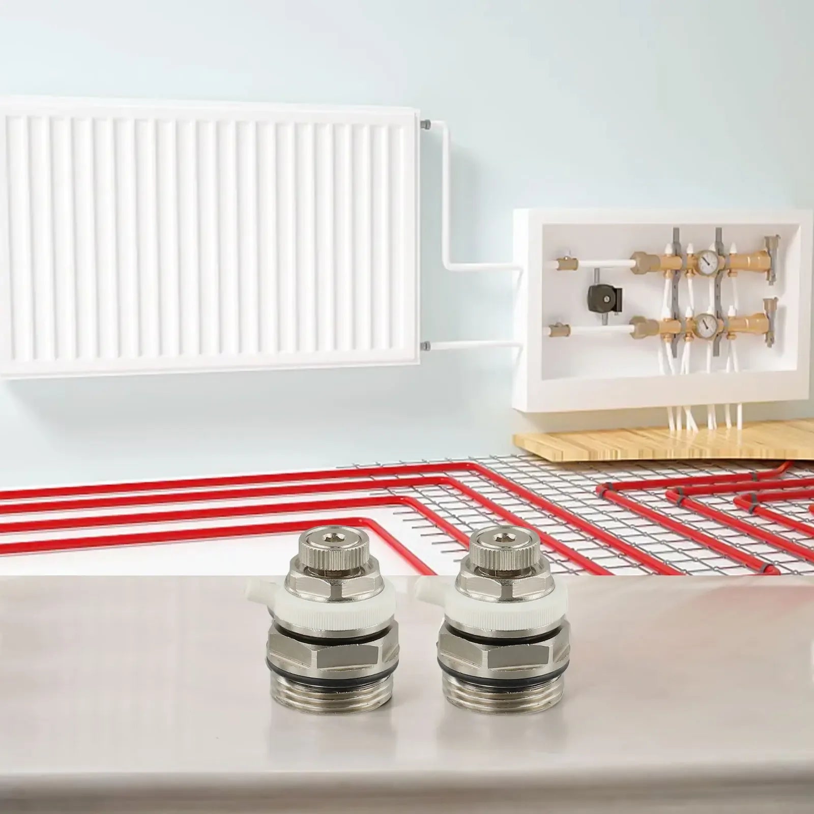 2Pack Automatic Bleed Valve 3/4 Inch Automatic Air Vent Valve Is Designed For Hassle-free Installation Oasis Select