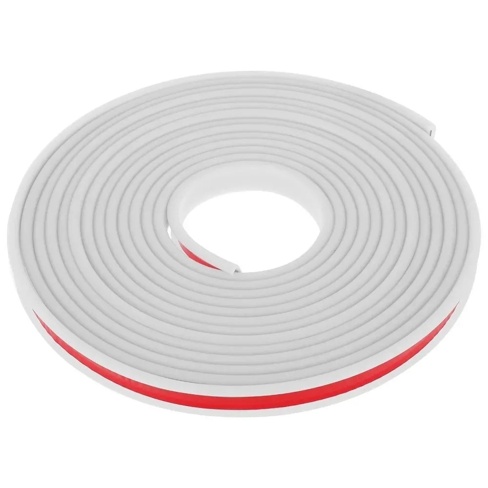 1M 18mm Width U Shaped Edge Guard Flexible Protector Trim Furniture Edging Strip Veneer Edge Sealing Tape Adhesive Edge Banding Oasis Select White-1m-18mm