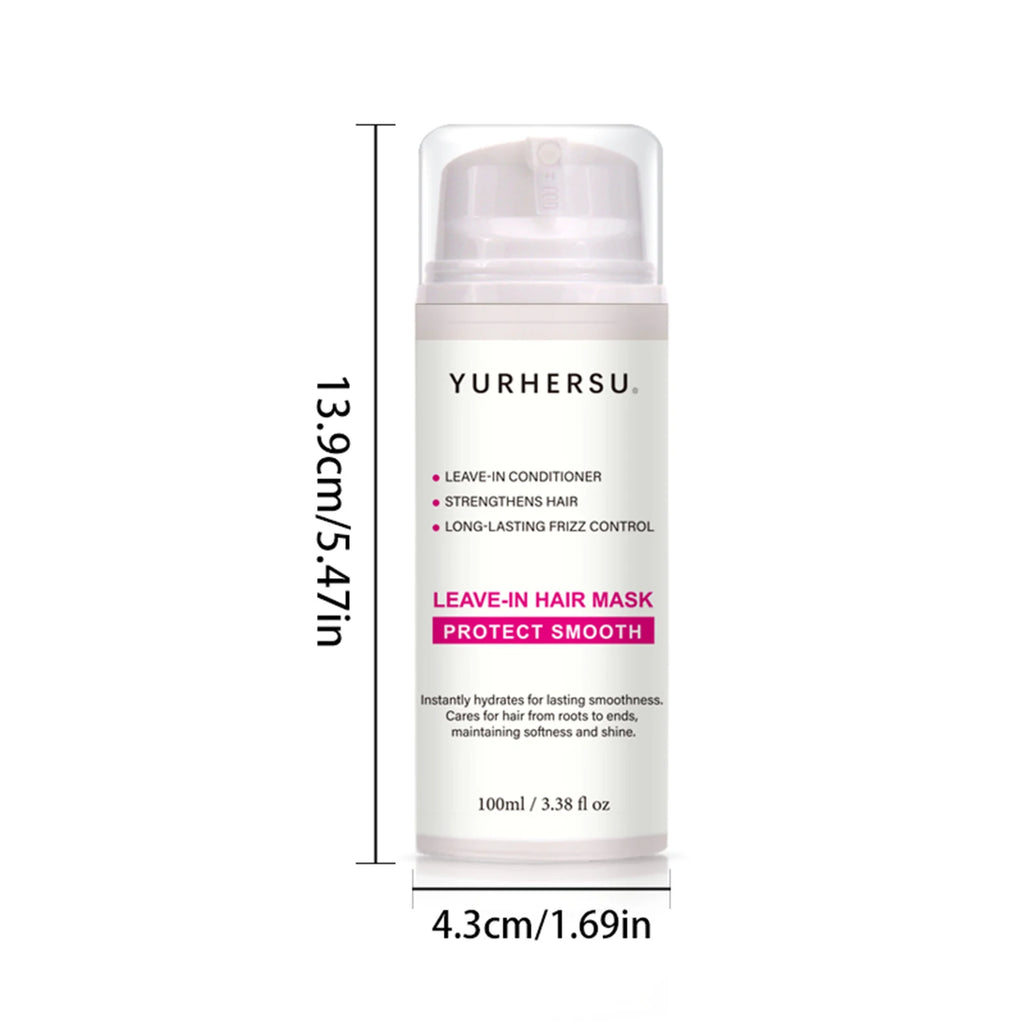 YURHERSU No-Wash Hair Mask – Smooth, Lightweight & Non-Greasy Leave-In Hair Mask Oasis Select