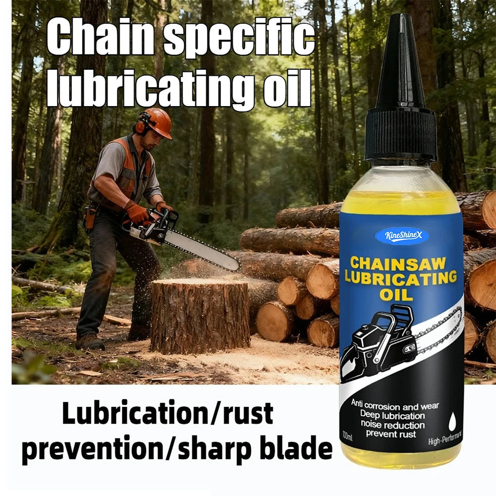 Chainsaw Bar & Chain Lubricating Oil – Anti-Wear Anti-Rust 100ml