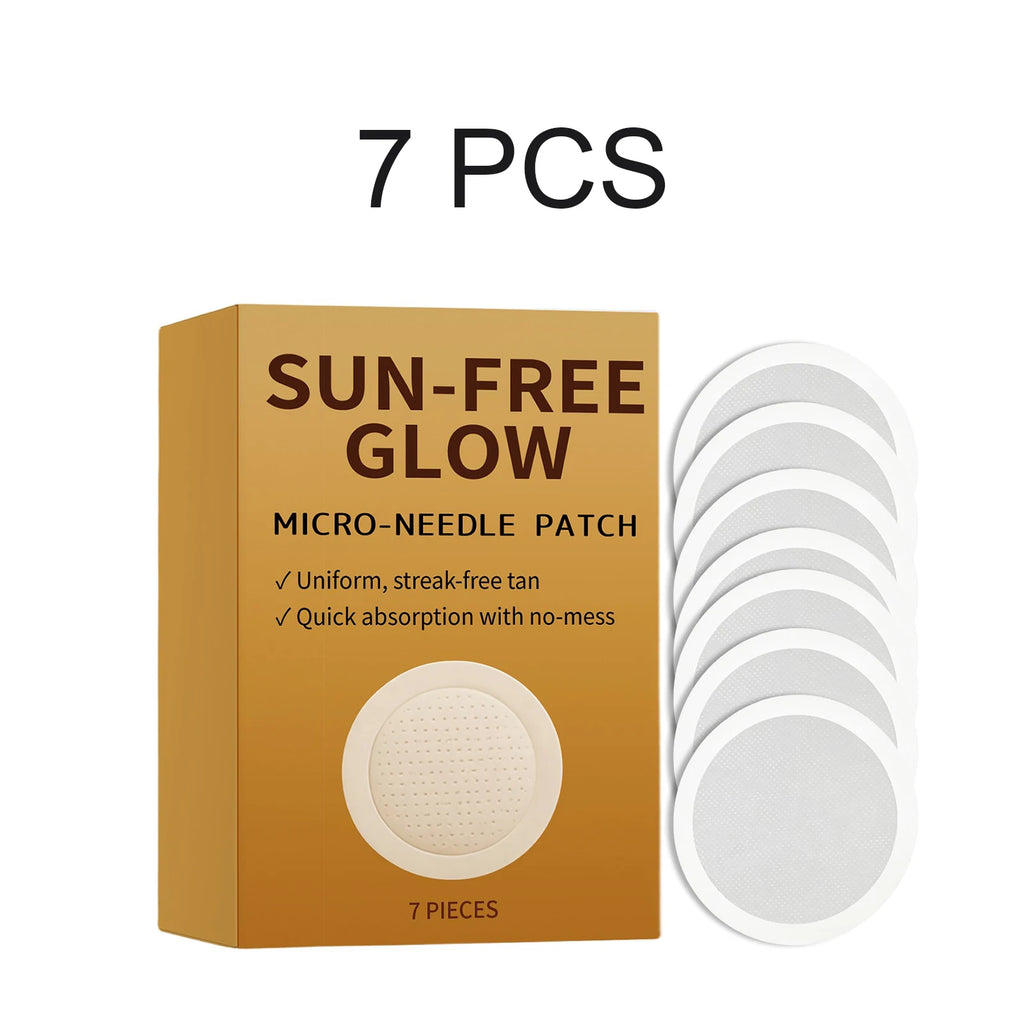 Sunless Tanning Patches Self Tan Patches Natural Bronzing Streak Free Tan Quick Absorption DHA Formula Portable Travel Face Care Oasis Select 7 PCS