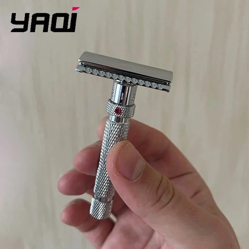 2026 Hot Sale！Yaqi Adjustable The Final Cut Chrome Color mens Safety Razor 77mm Handle Length And 12mm Handle Diameter Oasis Select