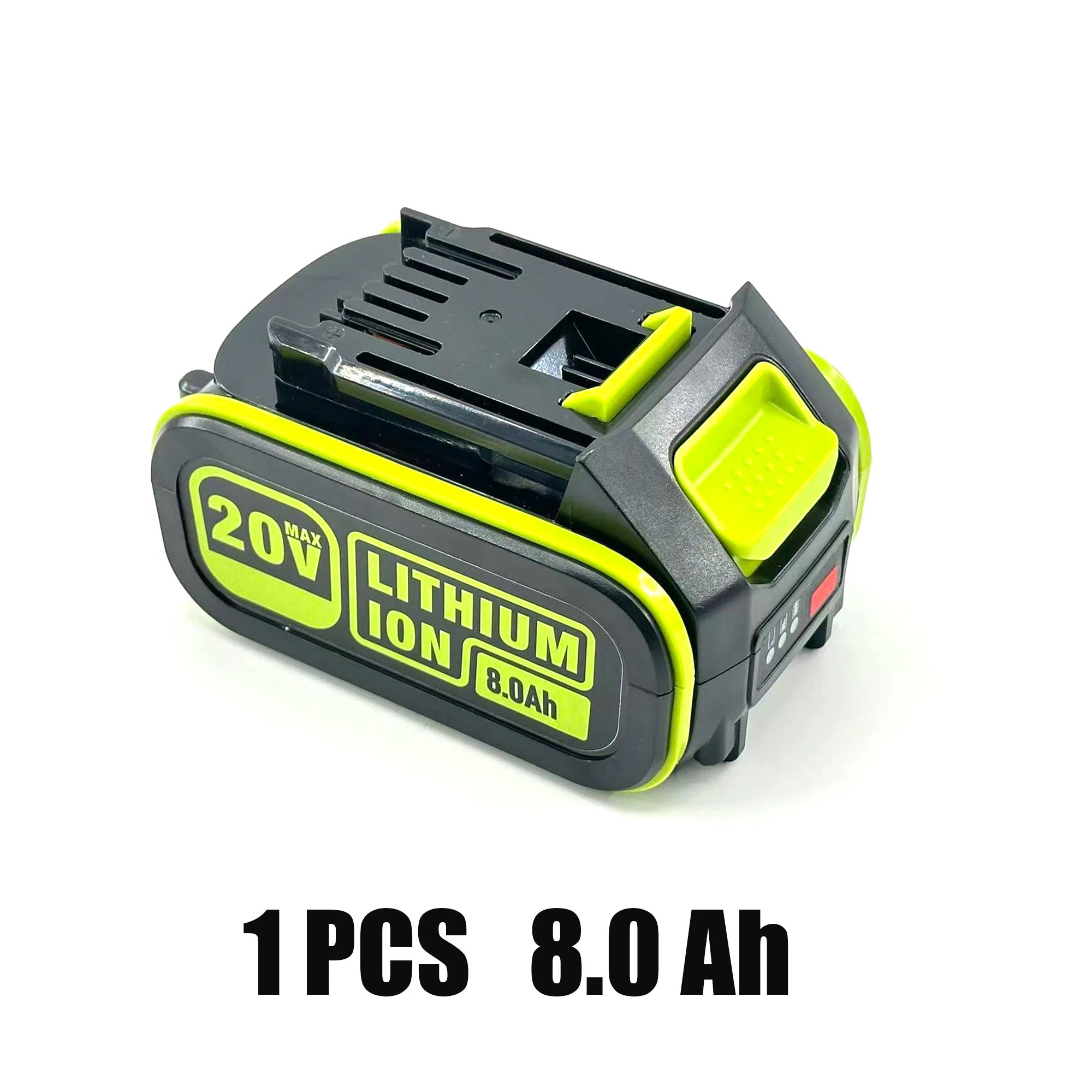 20V 6.0Ah/8.0Ah/18.0Ah Replacement Battery for WORX Series Power Tools Compatible with WA3016 WA3023 WA3054 WA3027 Oasis Select B -8.0Ah 1pcs
