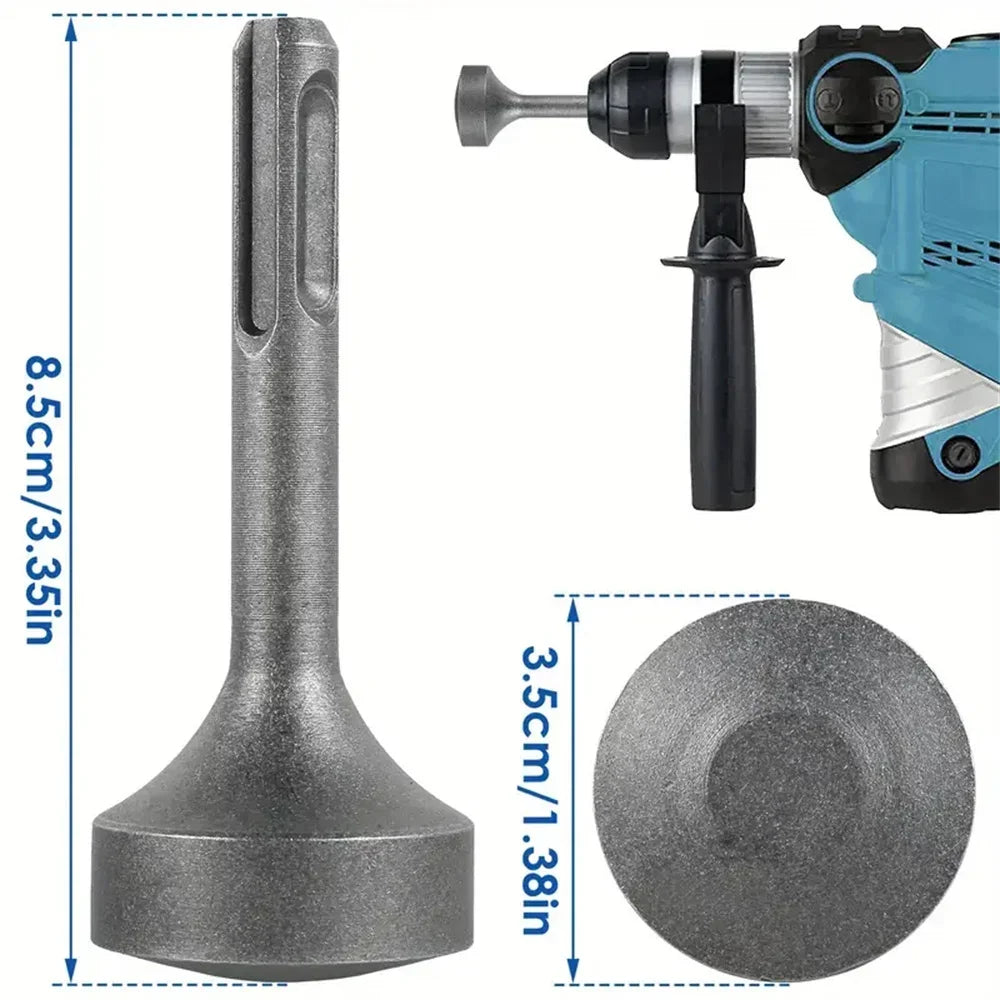 1set Ground Rod Driver 85mm Heavy Duty Steel Drill Bit Driver Wear Resistant Wide Compatibility Ground Rod Bits Socket For Rotar Oasis Select