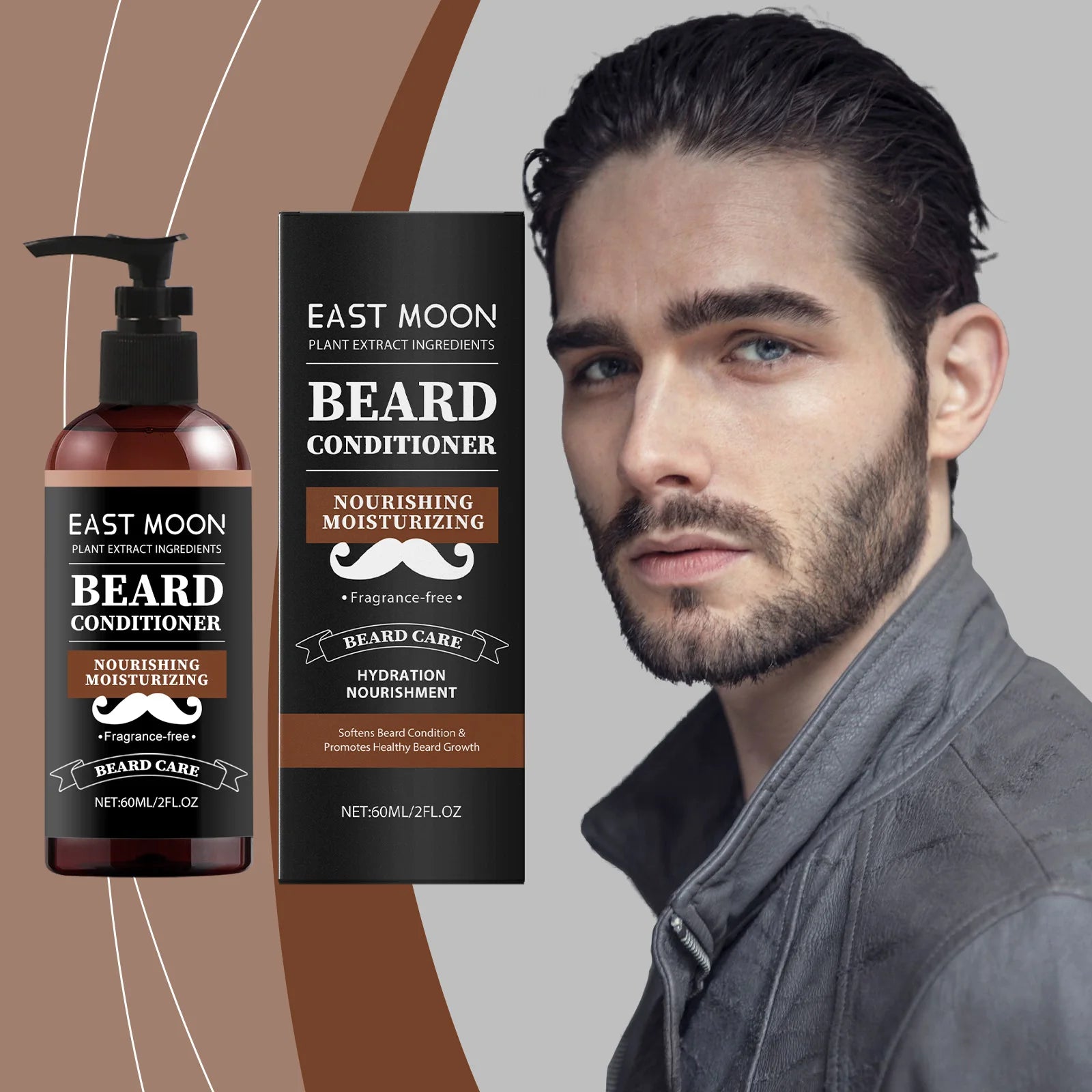 Men's Beard Nourishing Cream – Moisturizing & Softening 60ml Beard Nourishing Cream Oasis Select Default Title