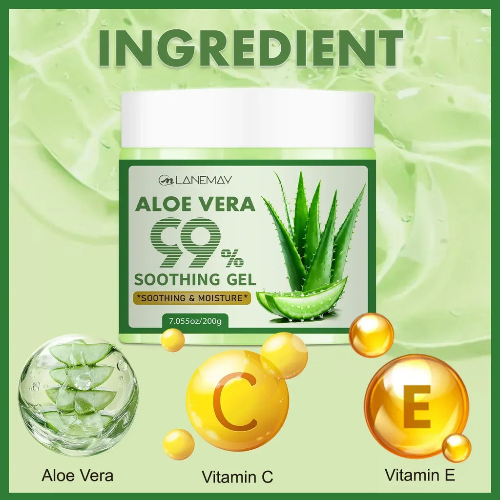 Lanemay 99% Aloe Vera Soothing Gel for Sensitive Skin Aloe Vera Face Gel Oasis Select