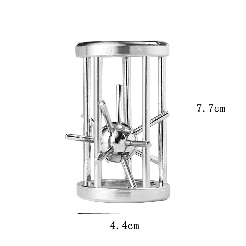 Lock Unlock Cage Star Metal Brain Teasers Kids Adults IQ Challenge Games To Test Your Patience Toys Hobbies Rompecabezas Oasis Select