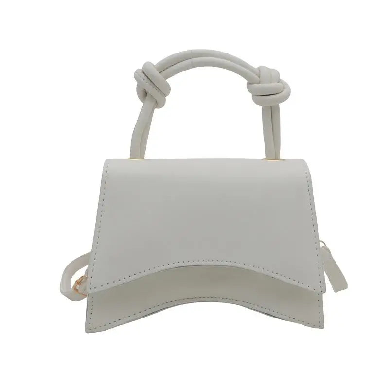 Women's Small Square Crossbody Shoulder Bag – PU Leather