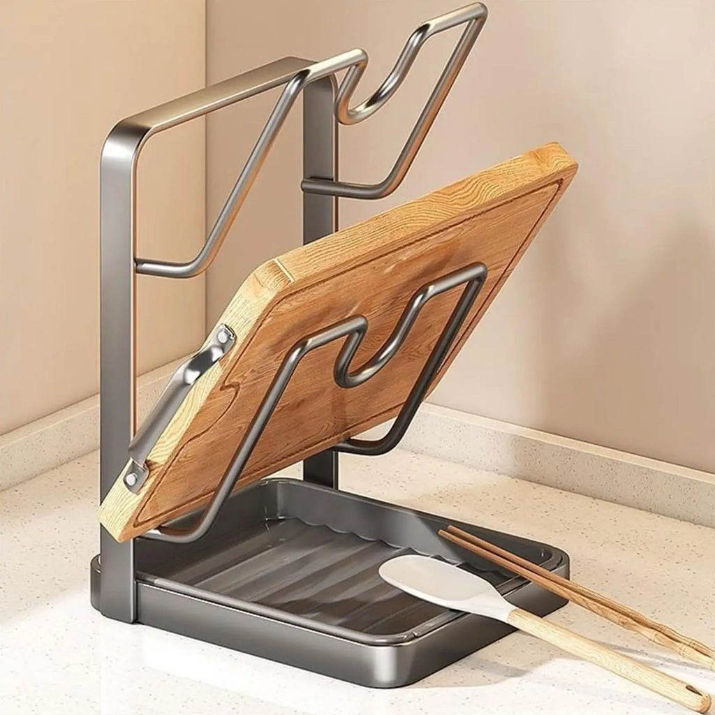 Pan Lid Organizers Inside Cabinet Cooking Utensil Holder Rest Pan Lid Organizer Stand for Pantry Cupboard Counter Apartment Oasis Select
