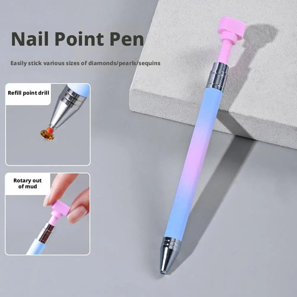 Refillable Wax Pen Automatic Diamond Art Pen rotating drill pen for nail art Diy Diamond Art Accessories Quick Tool Oasis Select