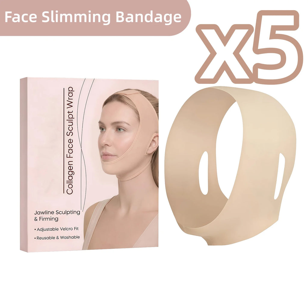 V-Shape Face Slimming Strap | Adjustable Jawline Sculptor