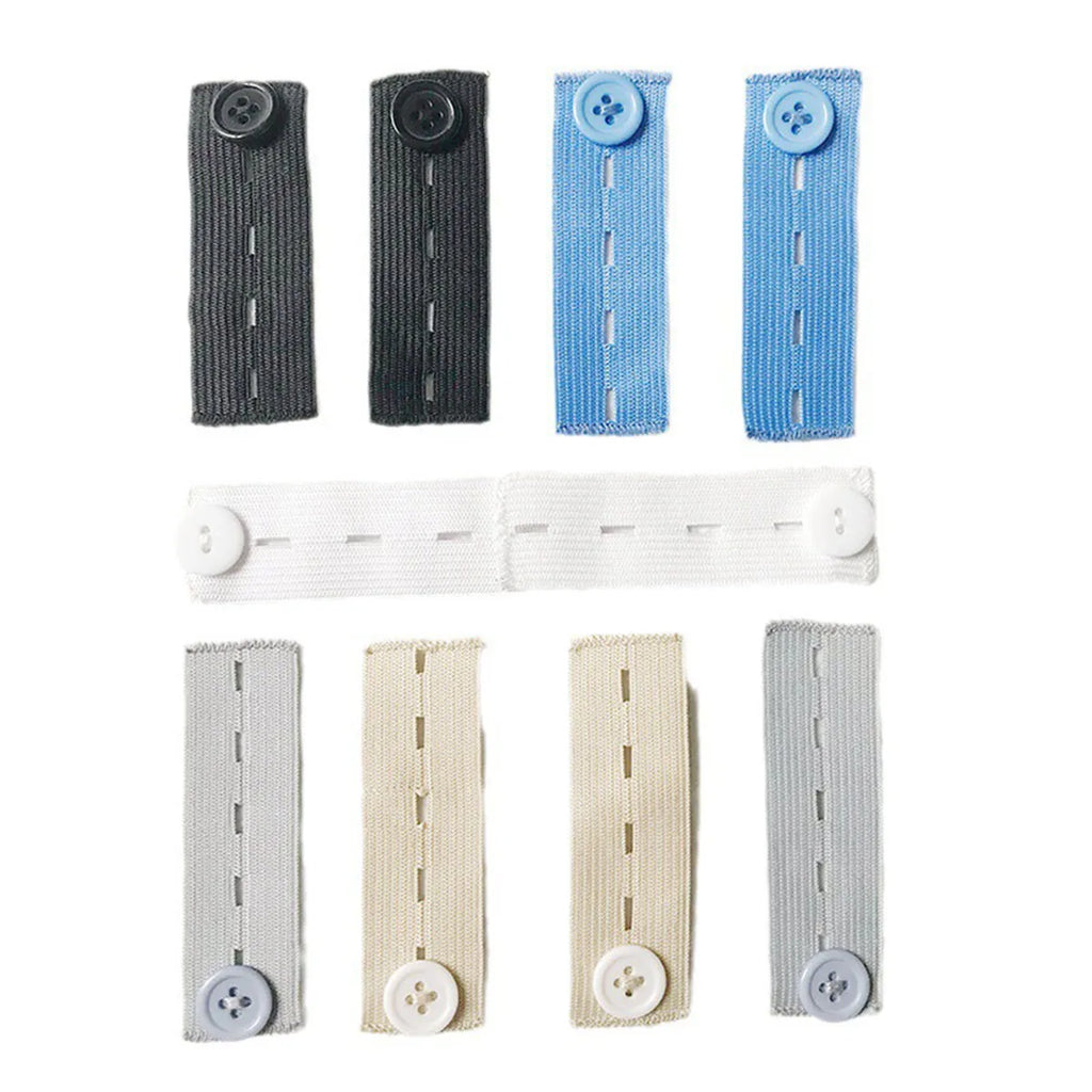 5pcs Pant Extender Belt for Extending Jeans Pants Waist Extender Buttons Pants Adjustable DIY Sewing Supplies Oasis Select